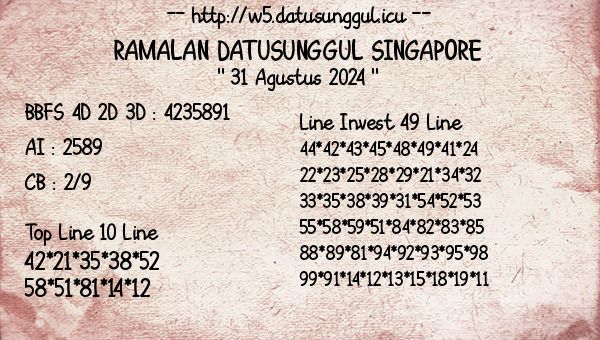 Prediksi Singapore